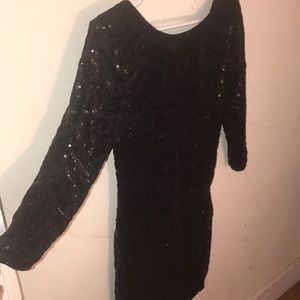 Brand New Black Sequined Dress!